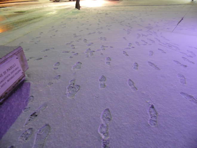 E fuori nevica!