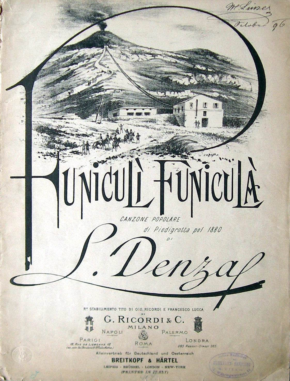 Storia della tradizione musicale napoletana: Funiculì Funiculà