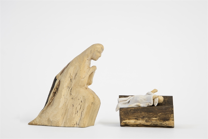 Il Presepio di Jimmie Durham al museo MADRE di Napoli