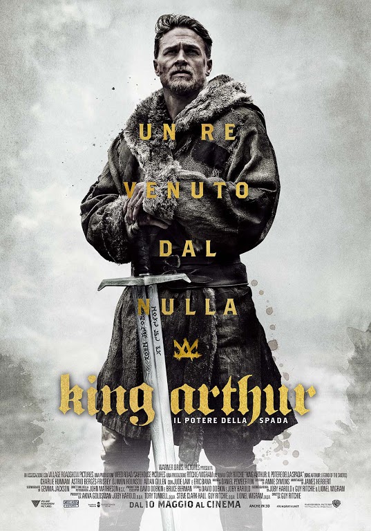 Napoli Comicon, anteprima nazionale di “King Arthur: Il potere della spada” di Guy Ritchie con Charlie Hunnam e Jude Law