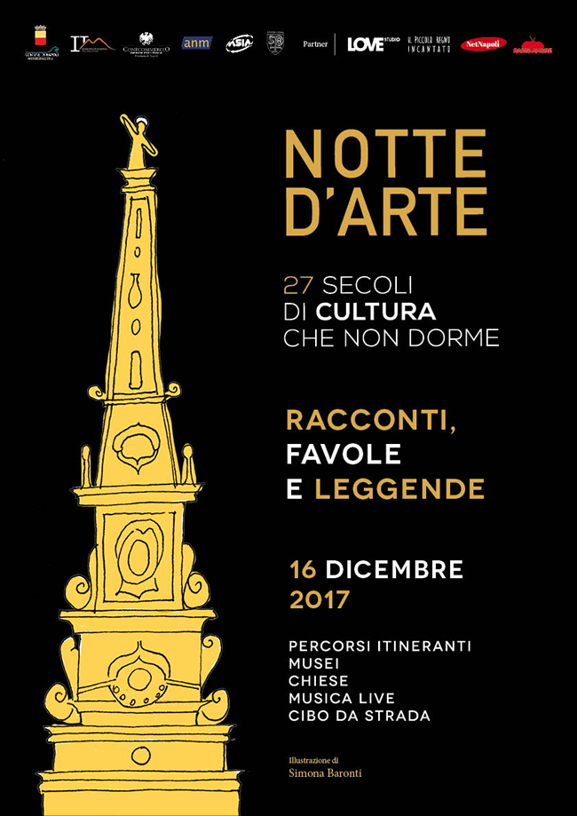 Sabato 16 dicembre, al centro storico di Napoli: Notte d’arte dei musei, chiese e musei aperti tutta la notte