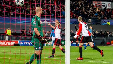 Feyenoord-Napoli 2-1: azzurri fuori dalla Champions League