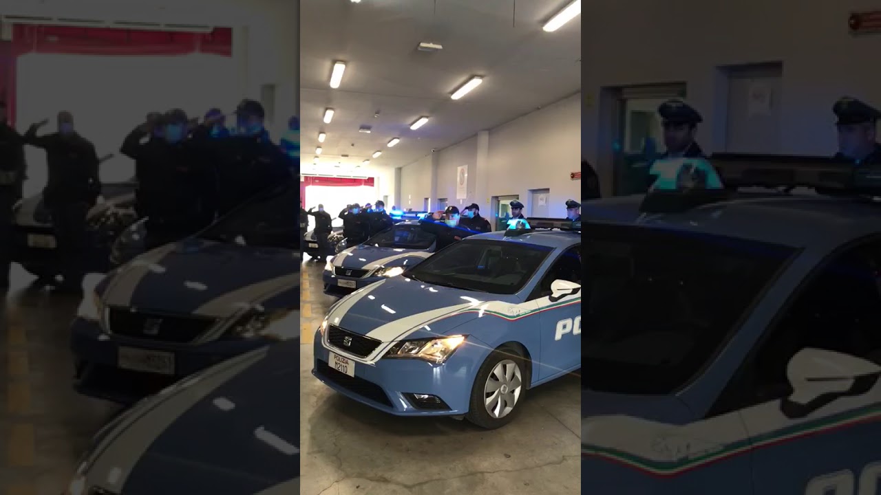 VIDEO-Emergenza Covid-19, il saluto delle volanti della Ps di Ponticelli a medici e infermieri