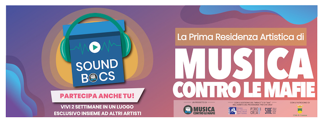 Online il bando per partecipare alla prima Residenza Artistica a sfondo civile promossa da “Musica contro le mafie”