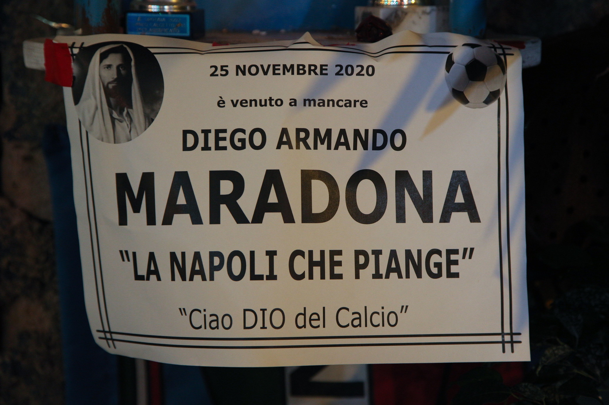 L’ultimo saluto di Napoli a Maradona