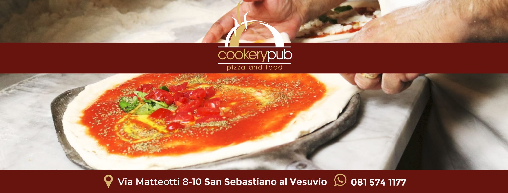 Una cena da asporto da… “Cookery pub”: pizza&food ai piedi del Vesuvio