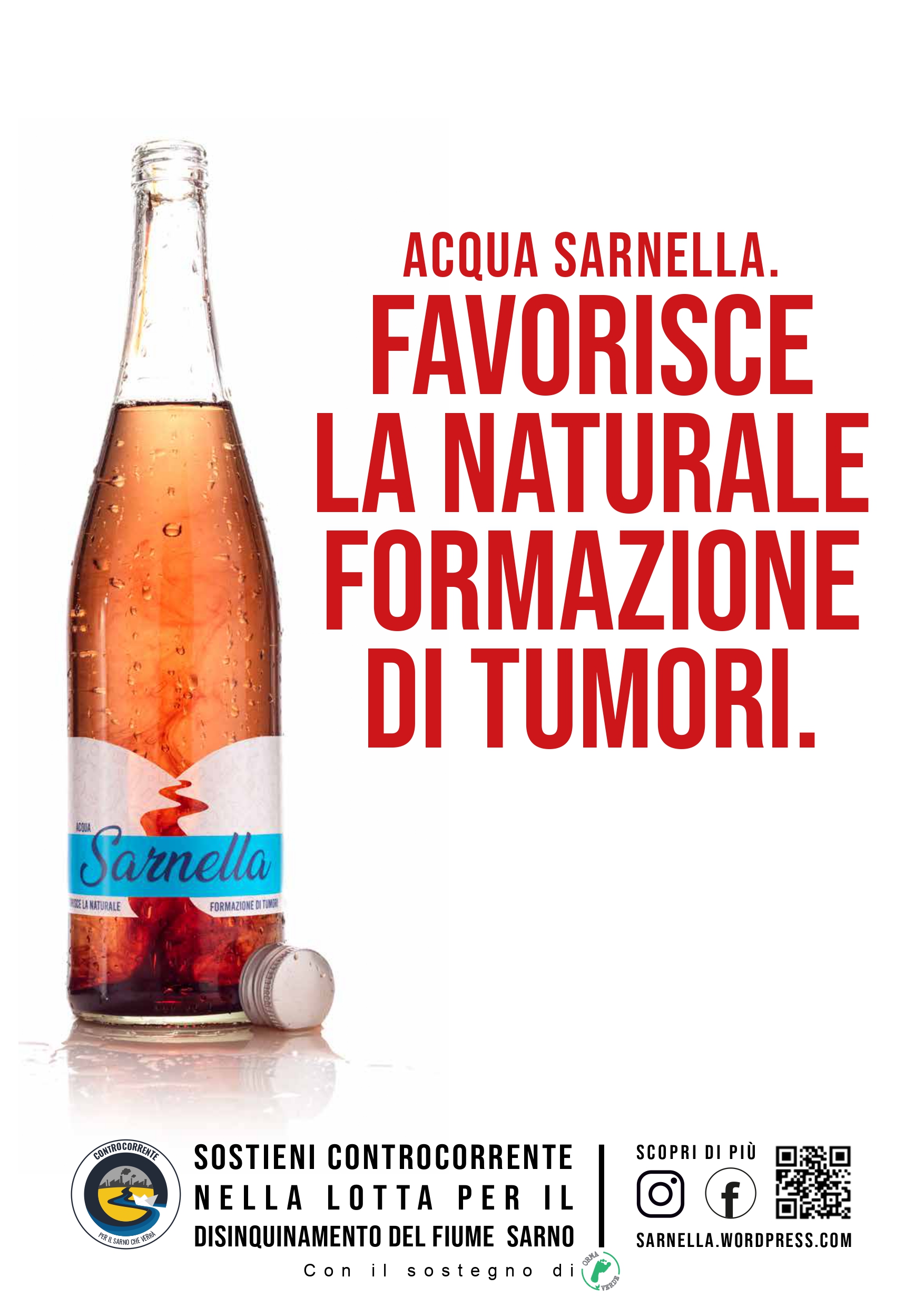 Al via la campagna “Acqua Sarnella” per sensibilizzare le istituzioni sul disinquinamento del fiume Sarno