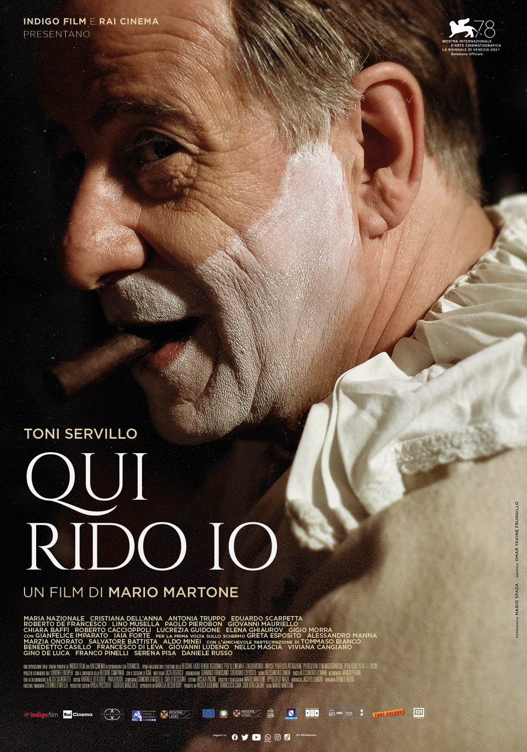 Mercoledì 8 settembre al cinema Modernissimo di Napoli “Qui rido io” di Mario Martone in anteprima nazionale