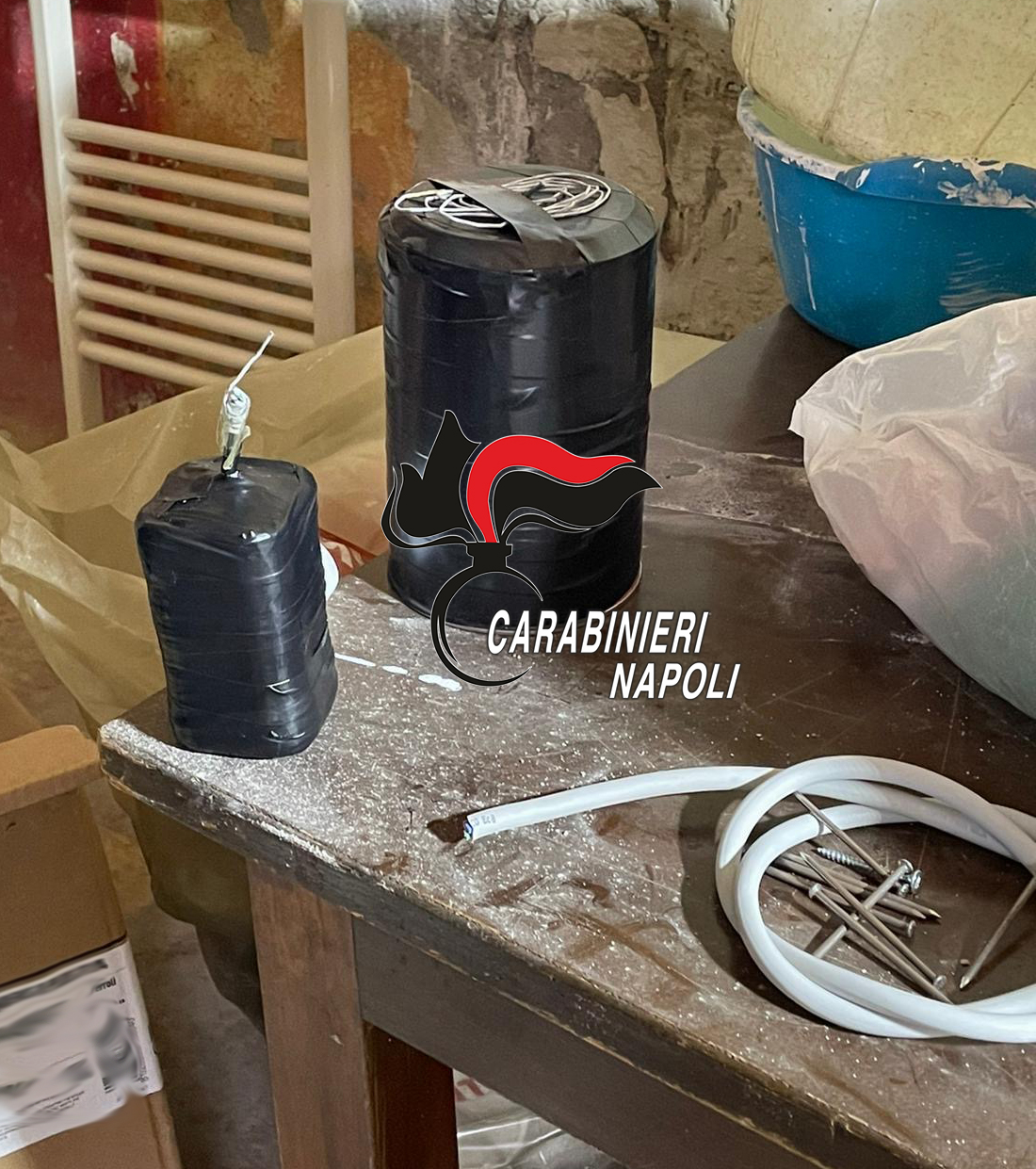 VIDEO-Cardito e Afragola: controlli dei carabinieri, sequestrata anche una bomba farcita di chiodi