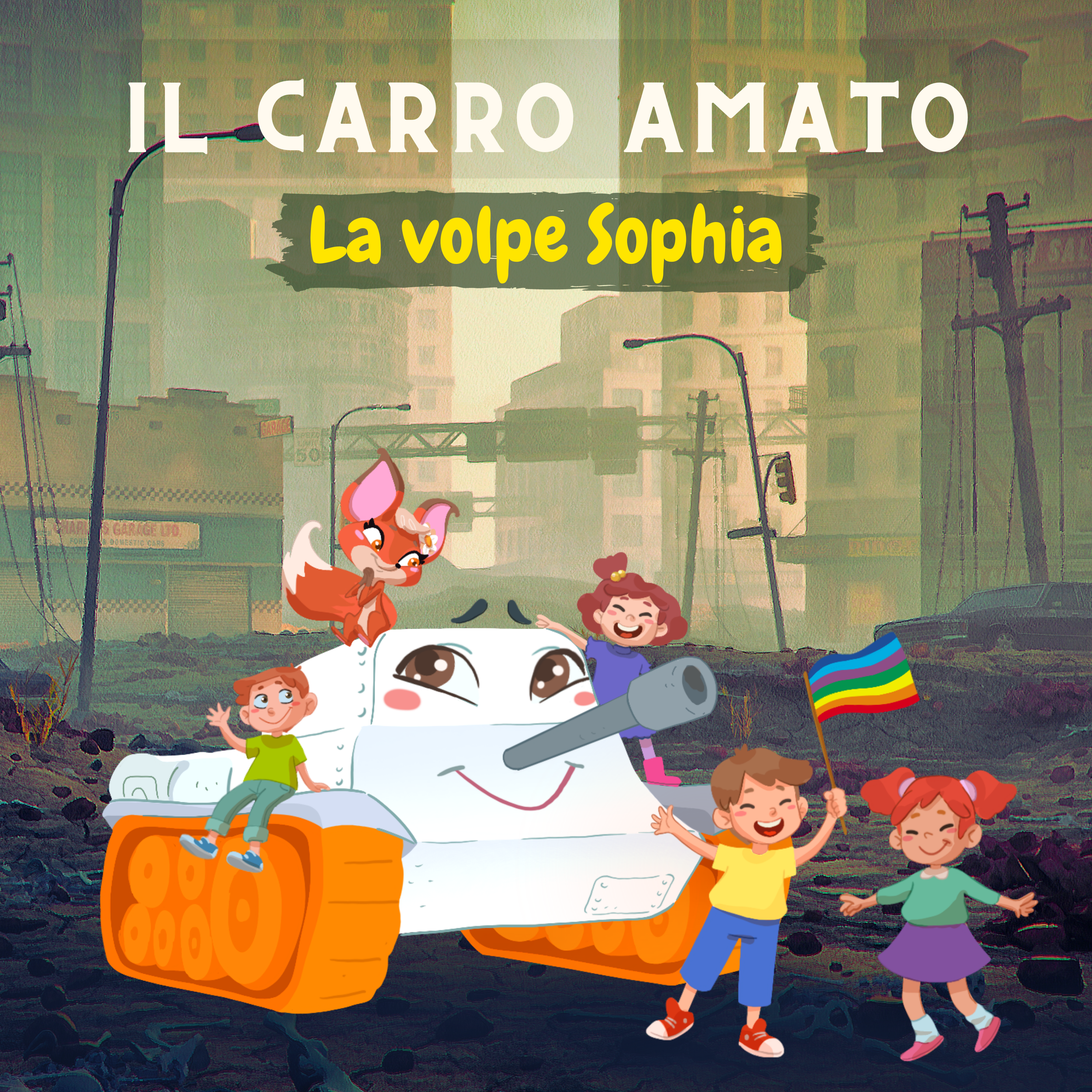 VIDEO-Favola per bambini: La Volpe Sophia racconta la storia del “carro amato”, un carro armato che non vuole fare la guerra