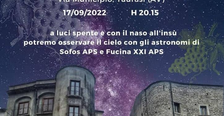 “Grappoli di Stelle”, il 17 settembre a Taurasi l’iniziativa organizzata dall’Associazione “La Forza delle Donne” 