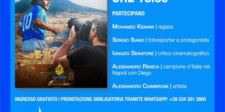 Venerdì 21 ottobre, allo IAV di Napoli, la proiezione del docu-film “Maradona – Uno scugnizzo napoletano”