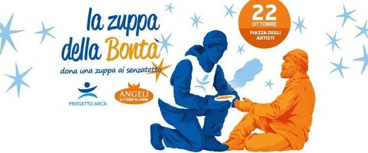 Sabato 22 ottobre “la zuppa della bontà” si sposta in piazza degli artisti a Napoli