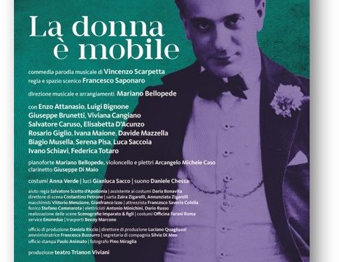 Trianon Viviani, giovedì 13 ottobre inaugurazione della stagione teatrale con “La donna è mobile” di Vincenzo Scarpetta