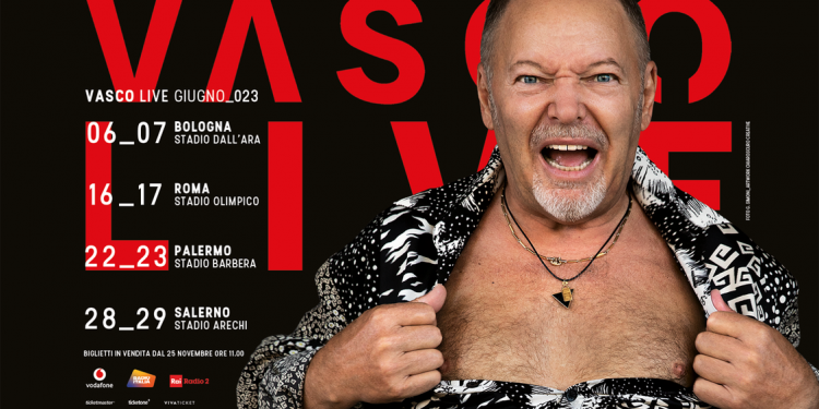 Vasco Live Tour 2023: a giugno doppia data allo stadio Arechi di Salerno