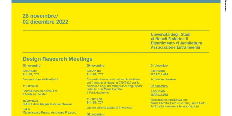 Napoli Est: da lunedì “Laboratorio di città”, dialoghi su progetti di rigenerazione urbana