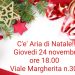 Giovedì 24 novembre mercatino di Natale a Ponticelli