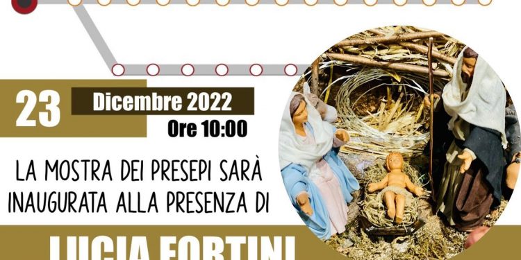Castello di Cisterna, Stazione Circumvesuviana Eav: l’assessore Fortini inaugura la mostra del presepe