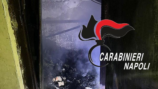 Giugliano in Campania: Incendio al sesto piano. Carabinieri salvano donna