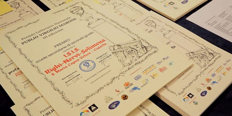 III edizione del Premio “Publio Virgilio Marone”: premiati Maurizio De Giovanni, Eleonora Puntillo e Fabio Pagano