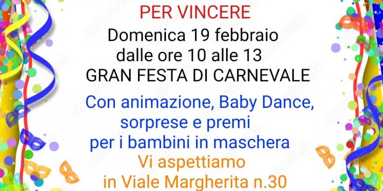 Domenica 19 febbraio, festa di carnevale per i bambini di Ponticelli a viale Margherita