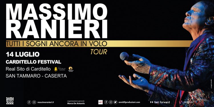 14 luglio: Massimo Ranieri al “Carditello Festival”