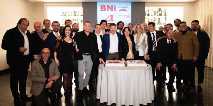 BNI Neapolis festeggia 4 anni di successi al circolo canottieri di Napoli