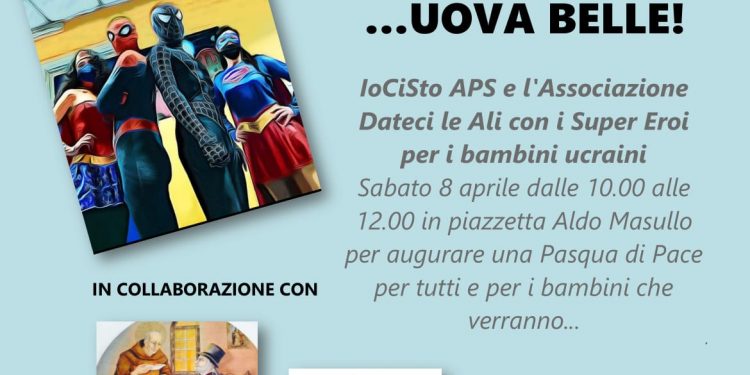La Pasqua dei bambini ucraini a Napoli: sabato 8 aprile iniziativa solidale
