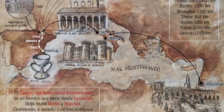 Al Maschio Angioino la presentazione del Cammino Europeo del Santo Graal sull’asse Napoli-Valencia