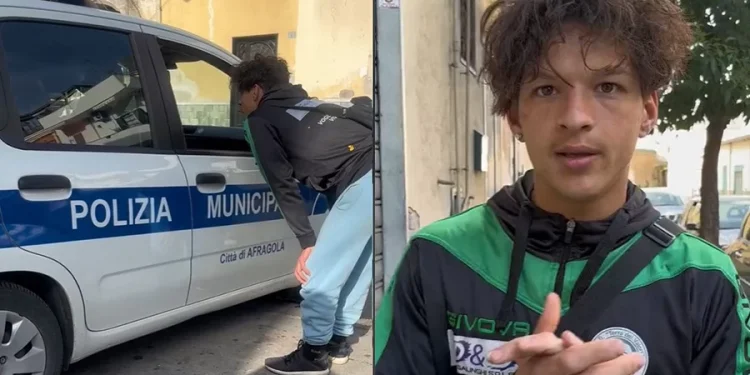 VIDEO-La Polizia Municipale chiude l’attività del tiktoker Patrizio Chianese