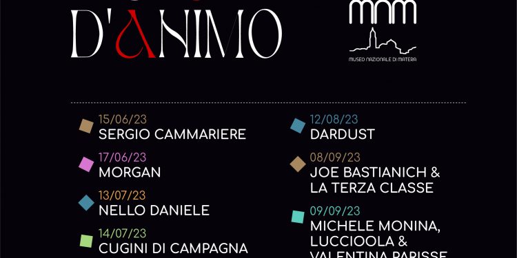 Da giugno a settembre, a Matera, la rassegna “Estati d’animo”