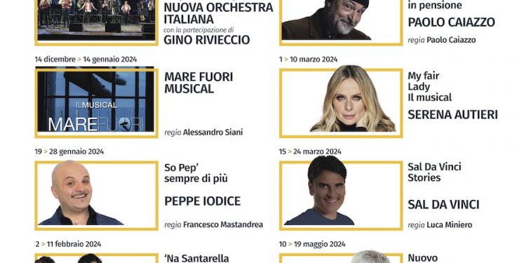 Teatro Augusteo, presentata la stagione 2023/24
