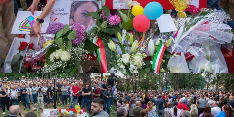 Dolore e commozione a Sant’Antimo per i funerali di Giulia Tramontano