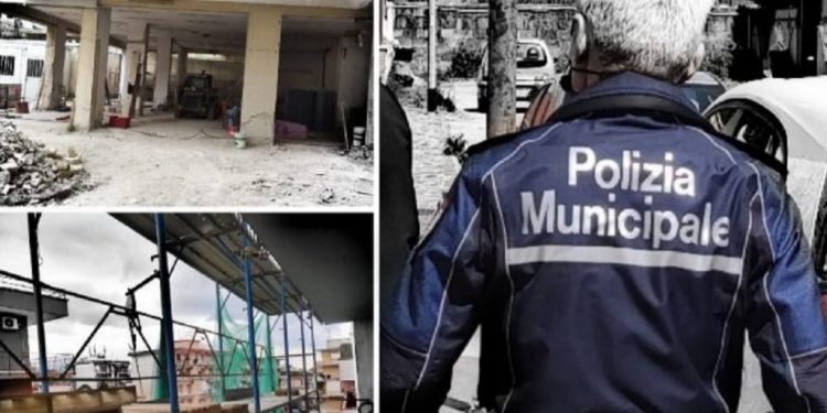 Arzano, abusi edilizi: controlli della polizia locale, denunciati due imprenditori