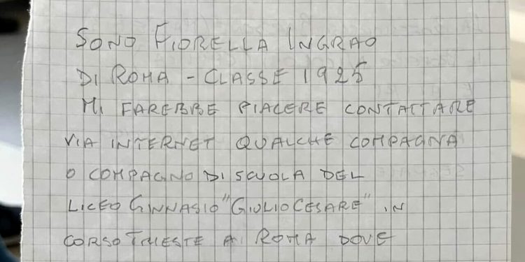 97enne cerca gli ex compagni di classe: l’appello virale sui social