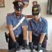 Volla: 27enne arrestato dai carabinieri, in casa due pistole pronte all’uso