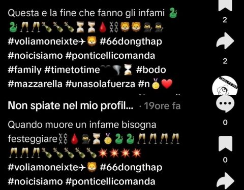 VIDEO-Ponticelli: De Micco scatenati sui social, annunciano “la morte di un infame”