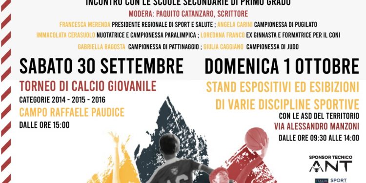 Dal 28 al 30 settembre, a San Giorgio a Cremano: #Restart – Open Day Per lo Sport
