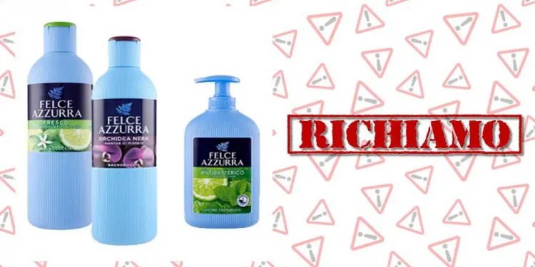 Maxi richiamo di saponi del marchio Felce Azzurra: la lista completa