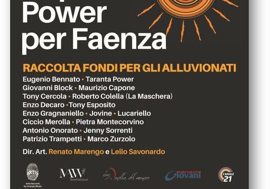 Al Trianon Viviani, il “Napule’s Power” per gli alluvionati di Faenza