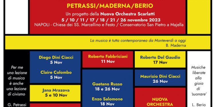 Nuova Orchestra Scarlatti: domenica 5 novembre, al via la rassegna “Musiche al crocevia”