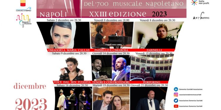 “Festival internazionale del 700 musicale napoletano”: dal 2 al 30 dicembre la XXIII edizione