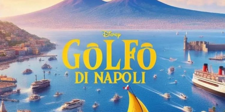 GALLERY-I quartieri di Napoli trasformati in film Disney: le foto virali sui social