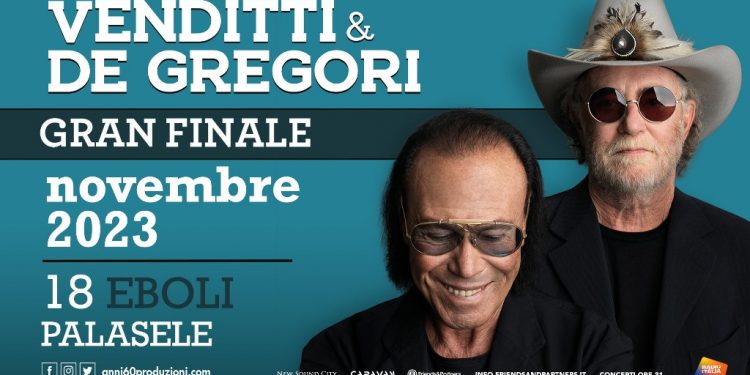 Sabato 18 novembre al Palasele: Venditti e De Gregori per la prima volta insieme