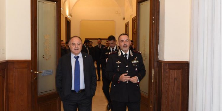 Il Procuratore Gratteri incontra i Carabinieri del Comando Provinciale di Napoli