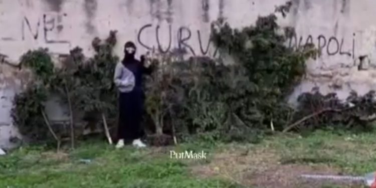 VIDEO-In vista dei falò di Sant’Antonio i baby-Casella mostrano gli alberi falciati nel parco di Ponticelli