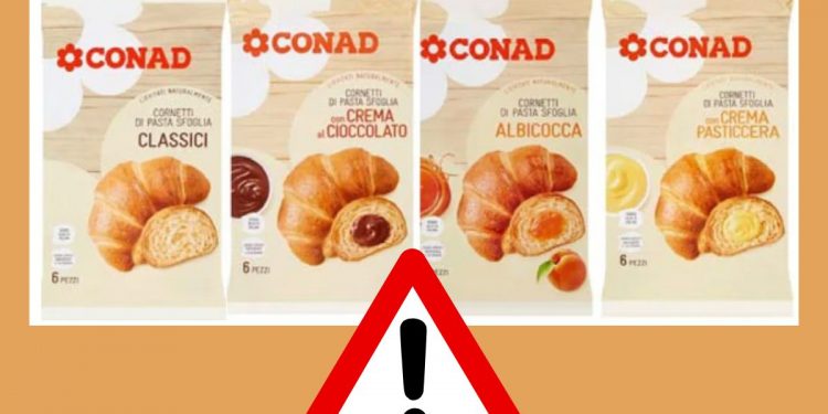 Cornetti Conad richiamati per possibile presenza di un corpo estraneo