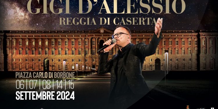 Gigi D’Alessio annuncia 5 concerti a Caserta: prevendita al via il 5 gennaio