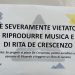 “Vietato riprodurre musica e video di Rita De Crescenzo”: il cartello del centro di fisioterapia diventa virale