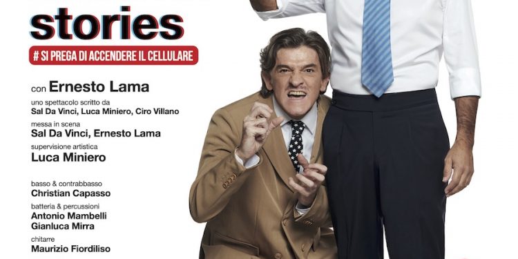 Dal 15 al 24 marzo, al teatro Augusteo, Sal da Vince in scena con le sue “Stories”